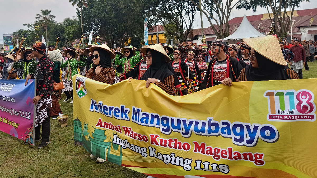 Grebeg Gethuk 2024 17 Kelurahan Persembahkan Gunungan Palawija Dan