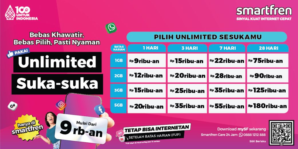 Smartfren unlimited suka-suka