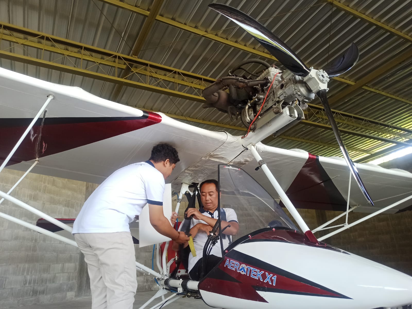 Pesawat Aerotek X1 Karya Warga Temanggung Maju Krenova Tingkat Nasional