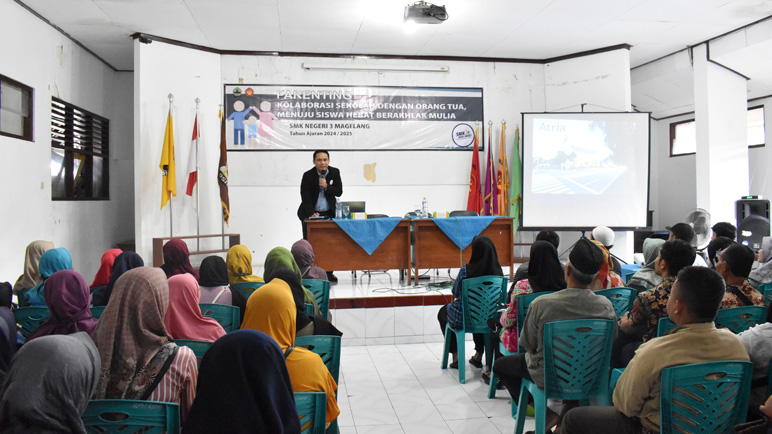 SMK Negeri 3 Magelang Kolaborasi dengan Orangtua melalui Parenting