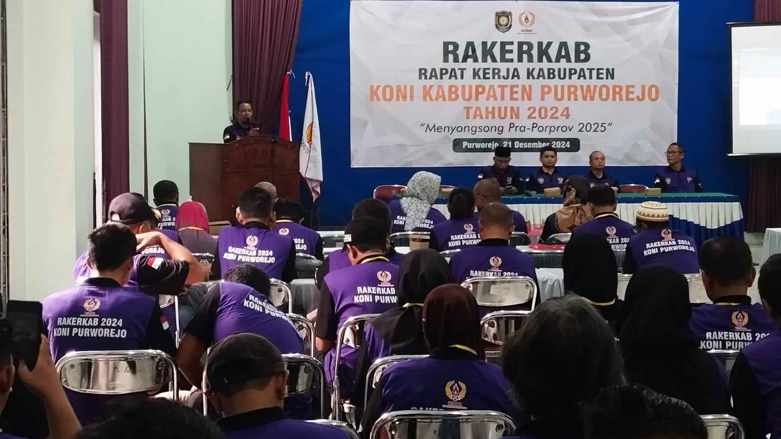 Rakerkab, KONI Purworejo Rumuskan Strategi Program 2025