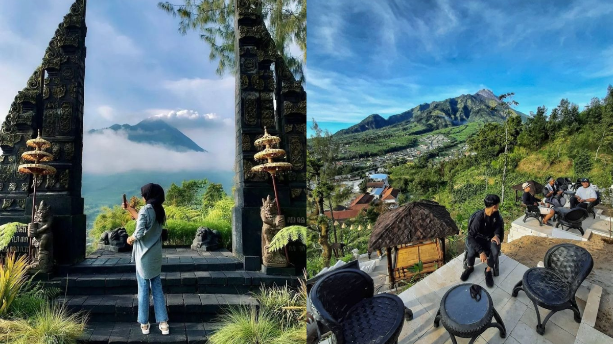 Bukit Sanjaya Boyolali: Tempat Yang Cocok Untuk Menikmati Gunung Merapi dan Merbabu Dengan Nuansa Bak Di Bali