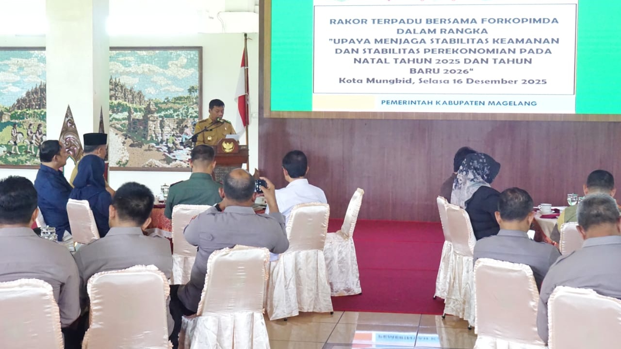 Pemkab Magelang Perkuat Sinergi Jaga Keamanan dan Harga Pangan Jelang Nataru
