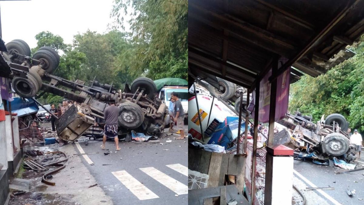 Kalijambe Purworejo Makan Korban Lagi, Mobil Tangki vs Carry, 1 Penumpang Terjepit