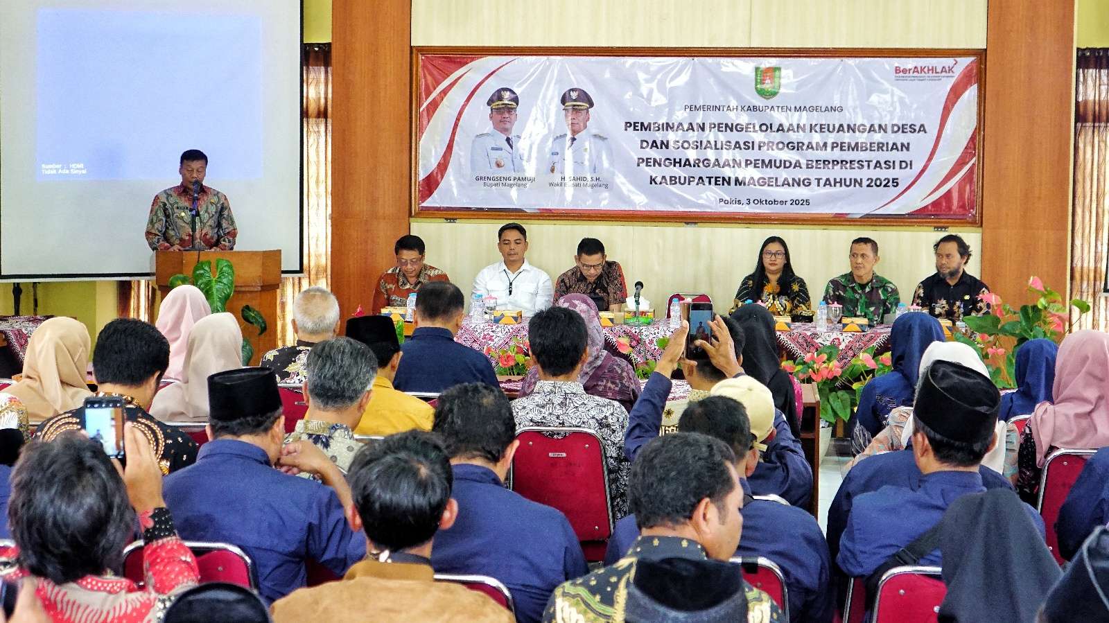 Kades dan BPD di Kabupaten Magelang Diminta Satu Visi, Hindari Konflik dalam Pembangunan Desa