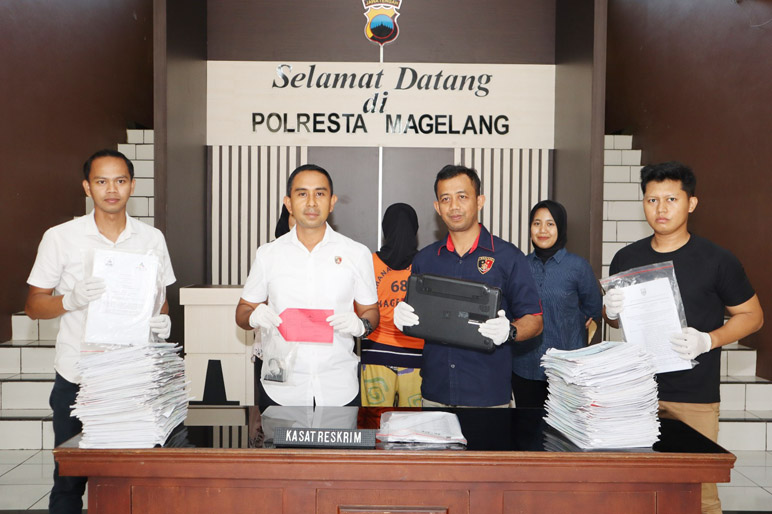 Polresta Magelang Amankan Pelaku Pidana Korupsi Kredit Fiktif yang Rugikan Negara Rp11,6 M