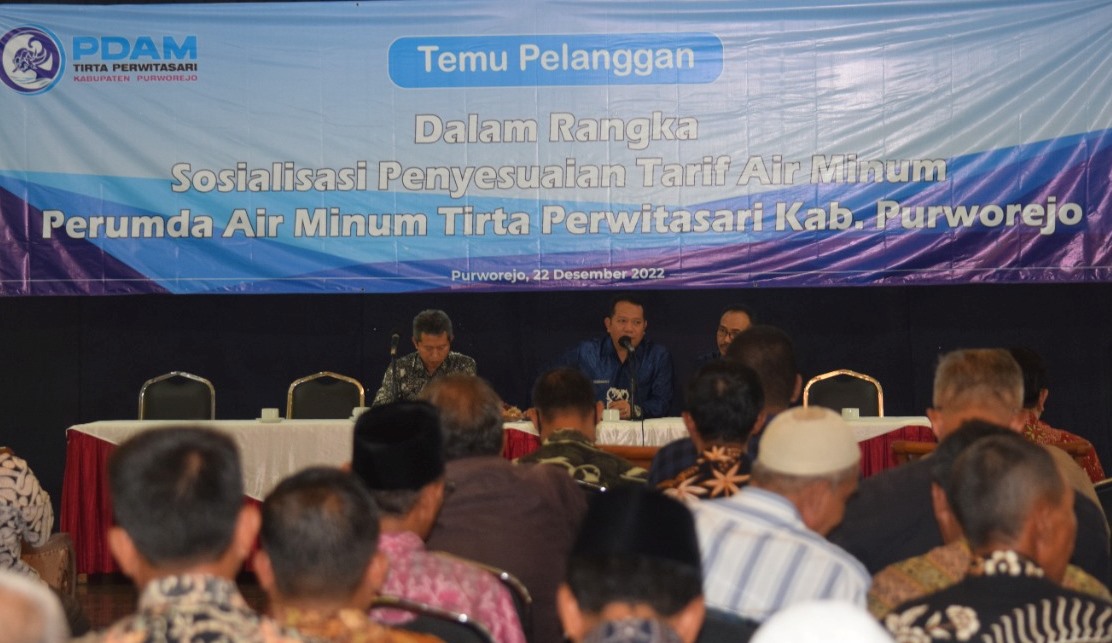 Tarif PDAM Purworejo Naik Rp370 Mulai Tahun 2023, Penyesuaian Disetujui Pelanggan