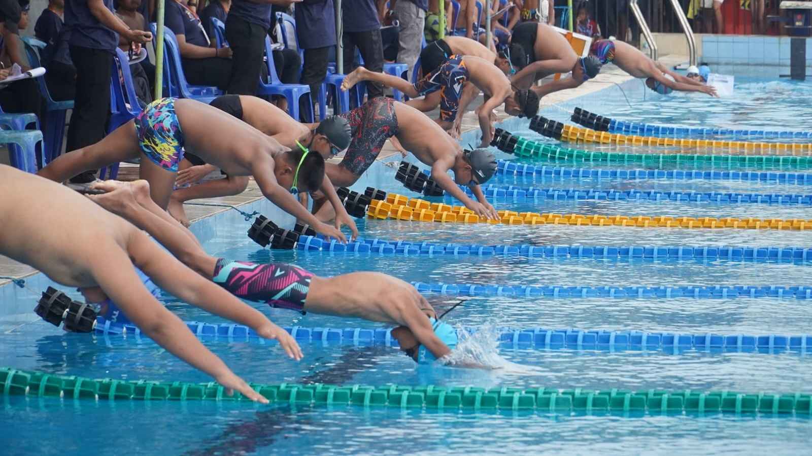 608 Atlet Ramaikan Kejuaraan Renang Pemula Piala Kapolres Magelang Kota Open 2025