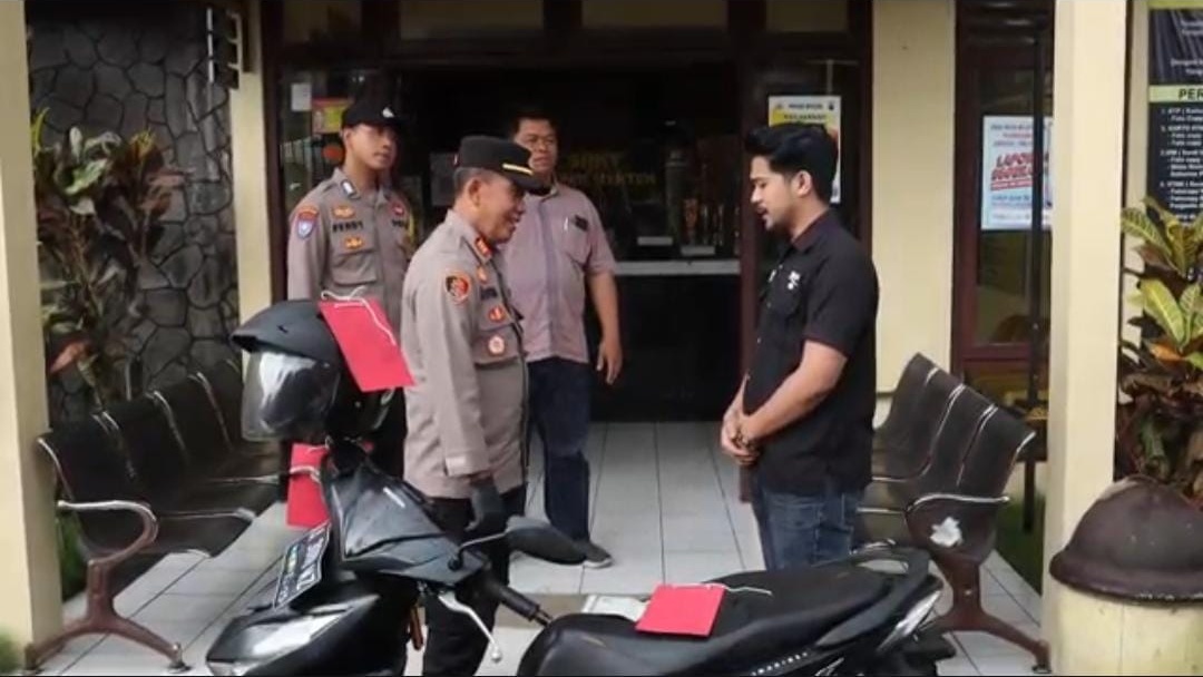 Lupa Cabut Kunci, Motor Karyawan Toko di Wonosobo Nyaris Raib Digasak Residivis