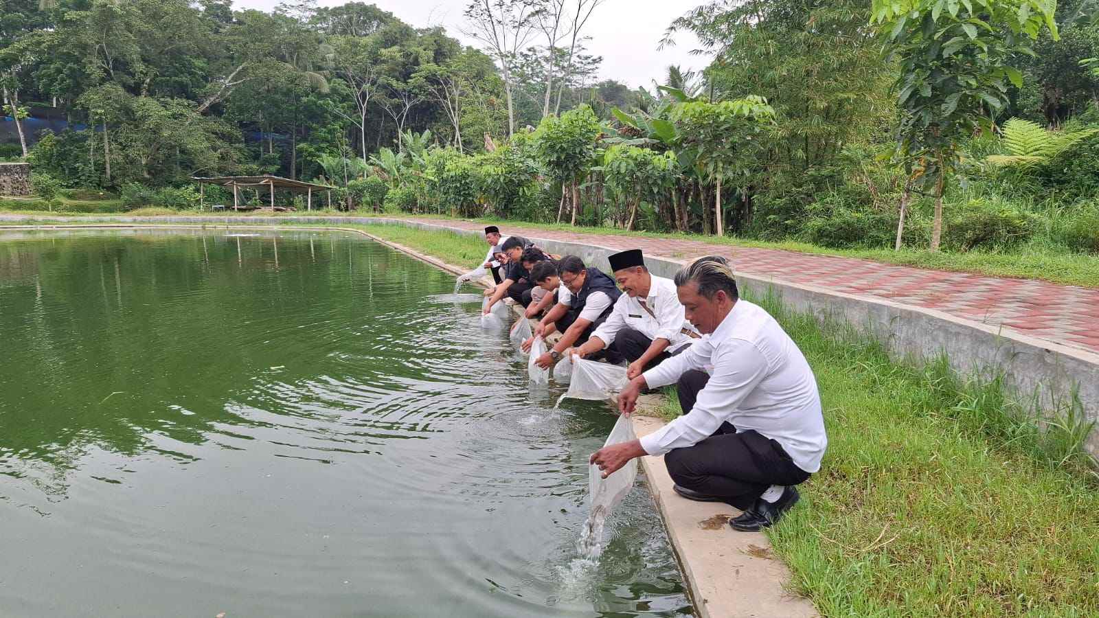 Tingkatkan Populasi Ikan, Dispeterikan Kabupaten Magelang Tiap Hari Tebarkan Benih ke Sungai