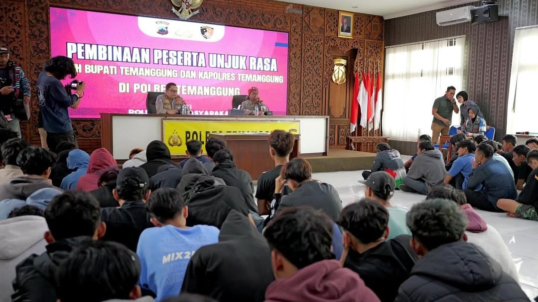 Bina Peserta Demo Temanggung, Bupati: Saya Yakin Mereka Bisa Jadi Lebih Baik