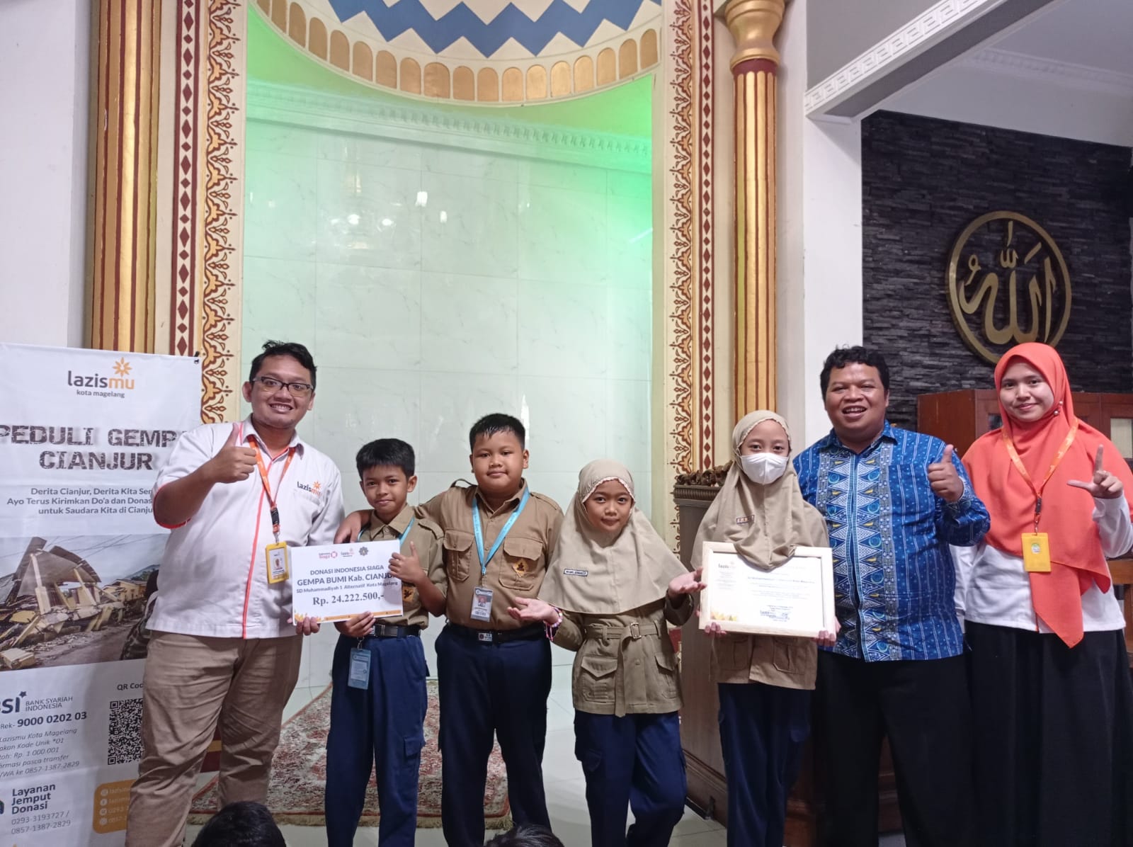 Peringati HGN, SD Mutual dan Lazismu Kota Magelang Berkolaborasi Galang Dana Cianjur