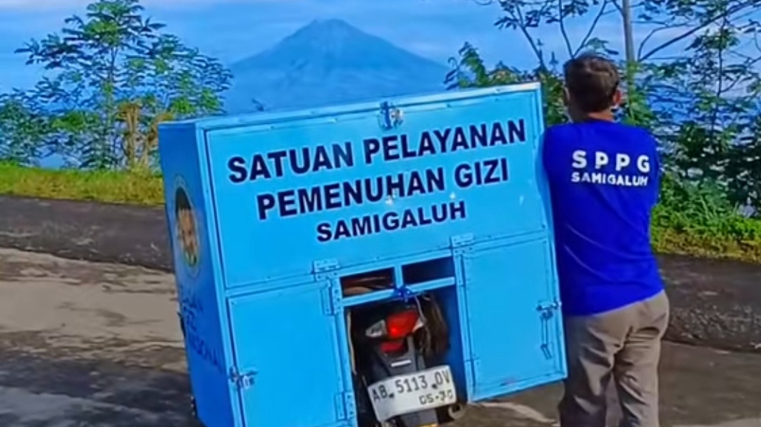 SPPG Samigaluh Kulonprogo Antar MBG Pakai Motor, Alasannya Buat Netizen Terenyuh