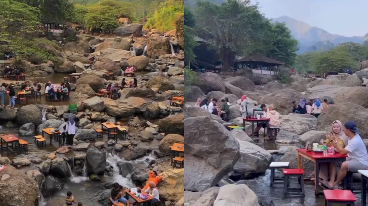 Mampir ke Kudus Yuk! Ada Spot Kuliner Unik yang Menawarkan Sensasi Makan di Tengah Aliran Sungai