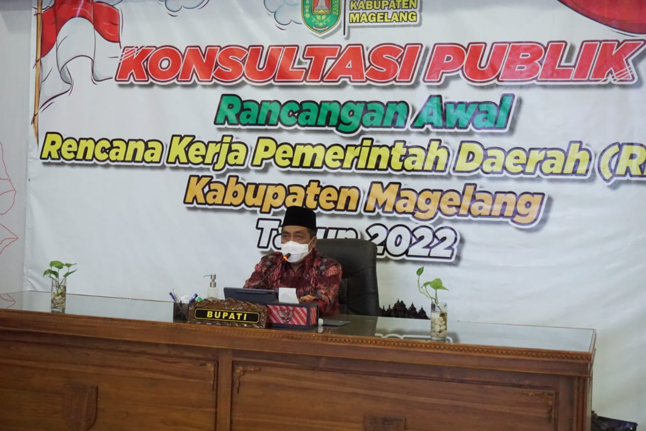 Bupati Magelang Minta Kepala OPD Persiapkan Perencanaan Tahun 2022