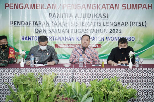 Kantor BPN Wonosobo Targetkan 73.000 Sertifikat Massal Tahun 2021