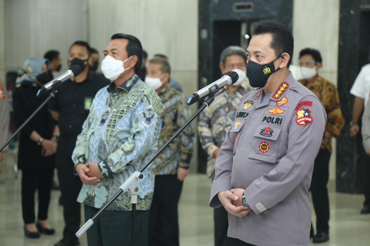 Silaturahmi ke Mahkamah Agung, Kapolri Bahas Tilang Elektronik