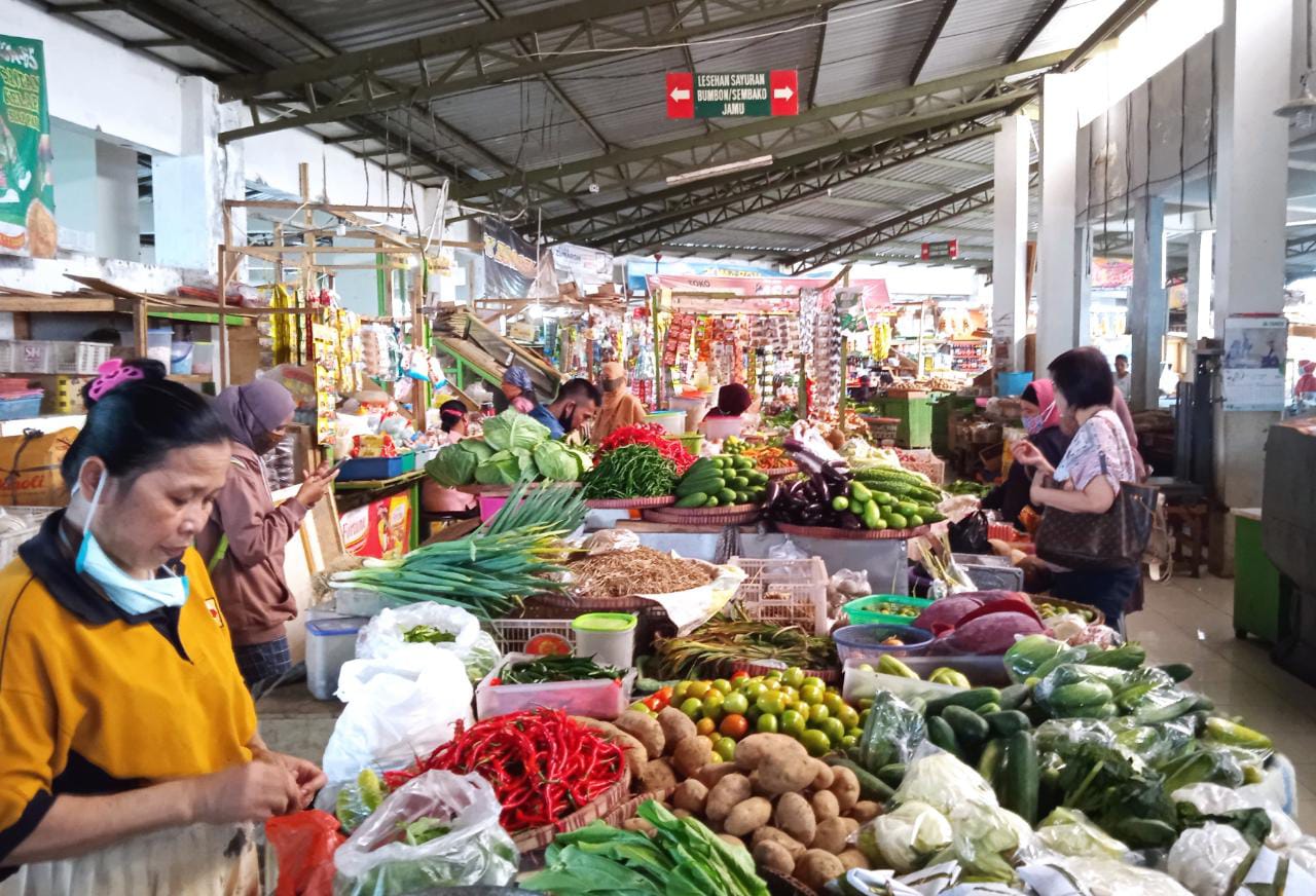 Pasar Tradisional di Kota Magelang Tetap Buka, hanya Dibatasi hingga Pukul 15.00