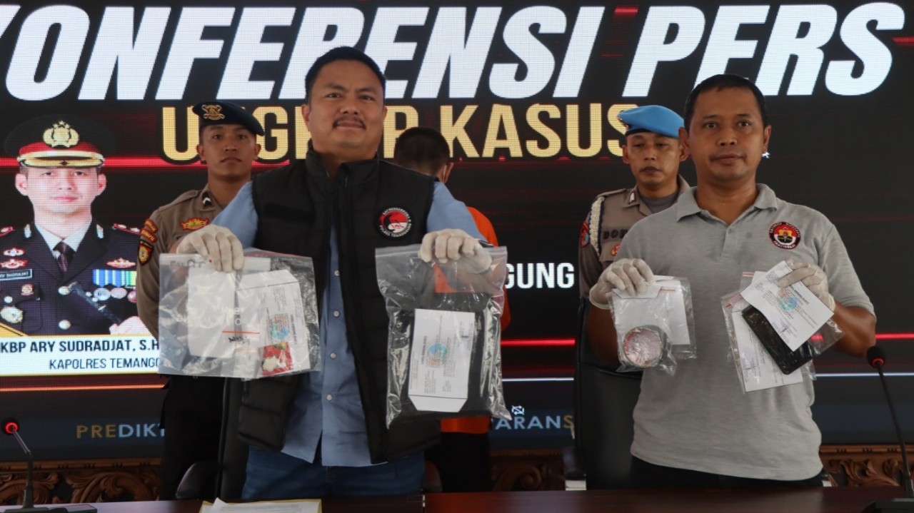 Modus Operandi Unik! Pengedar Sabu di Temanggung Ditangkap, Barbuk Disimpan di Bungkus Kopi