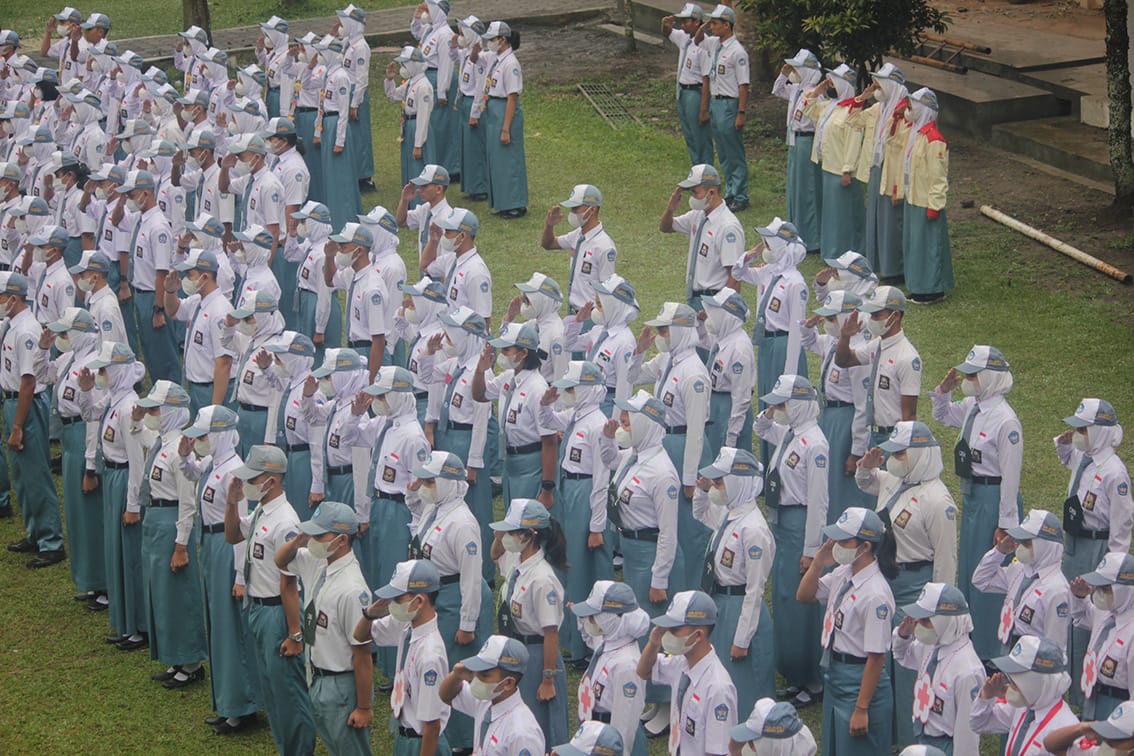 Bekali Calon Pemimpin Organisasi, SMA Negeri 5 Magelang Gelar LDKS