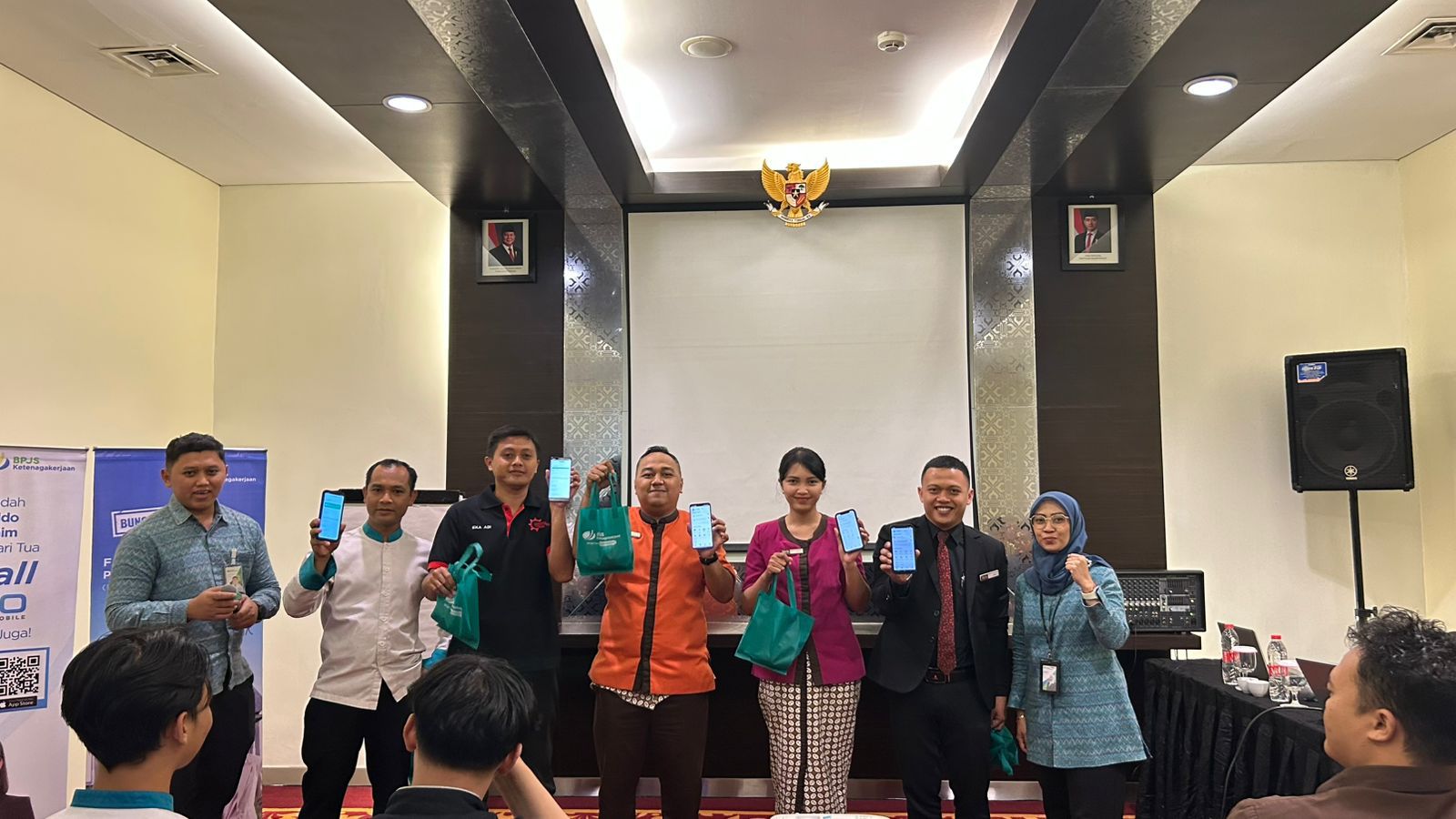 Di Hotel Atria Magelang, BPJS Ketenagakerjaan Sosialisasikan Kemudahan Cek Saldo JHT Lewat Aplikasi JMO