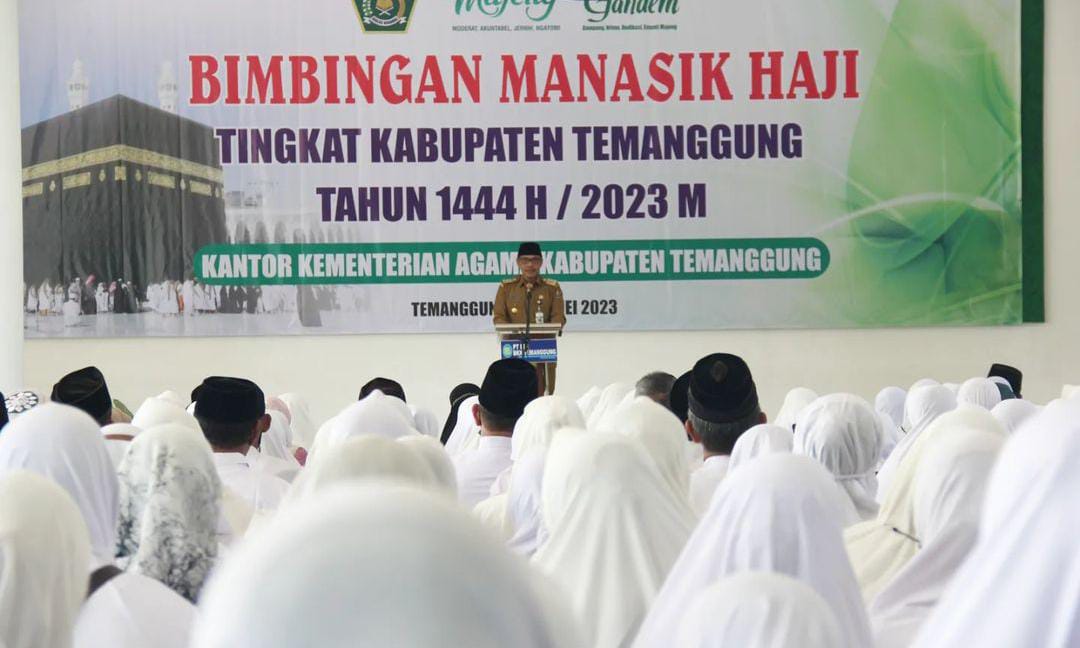 631 Calon Jemaah Haji Temanggung Ikuti Bimbingan Manasik Haji Tahun 2023