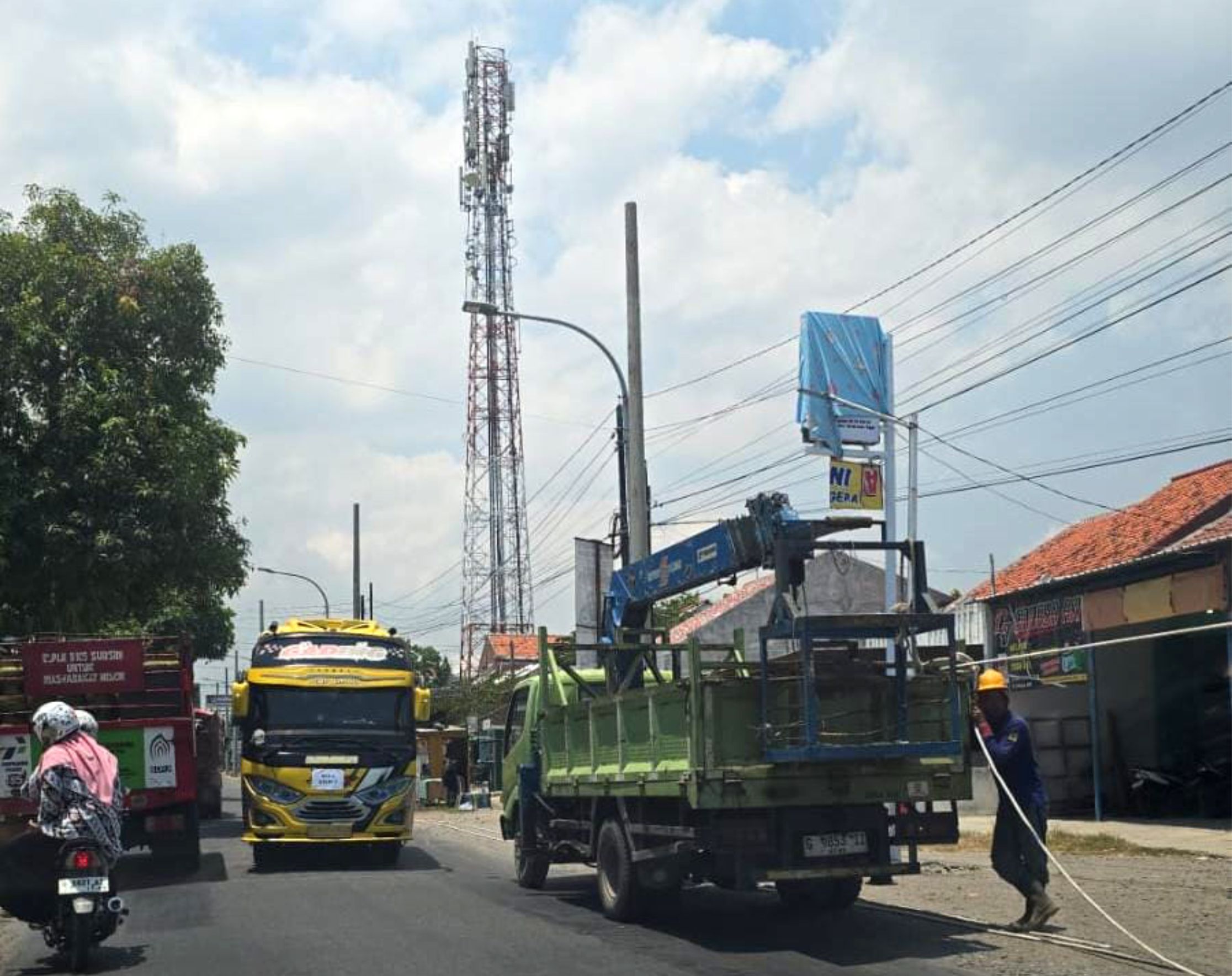 DPRD Sentil Proyek PJU di Munjungagung-Bogares Tegal