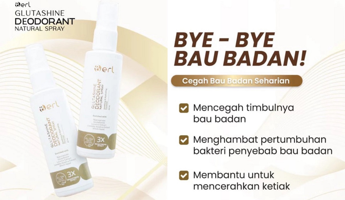 Solusi Ketiak Cerah & Bebas Bau Seharian dari B ERL Cosmetics