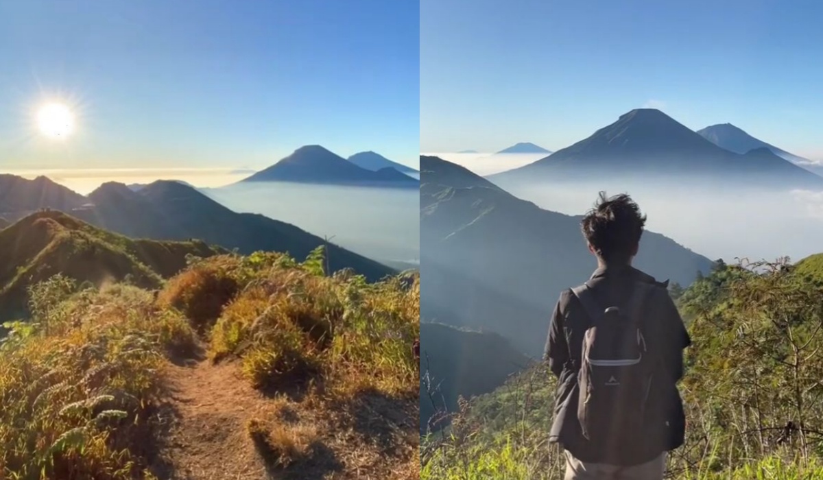 3 Potret Puncak Gunung Bismo yang Punya Panorama Menawan, Cantiknya Bagaikan Lukisan Alam yang Mempesona