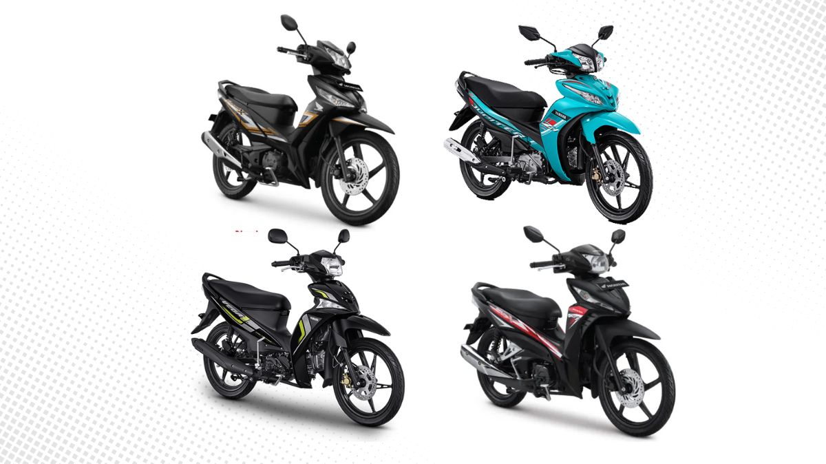 Inilah 4 Pilihan Motor Bebek dan Harganya pada Januari 2024, BBM Irit Cocok Buat Teman Kerja