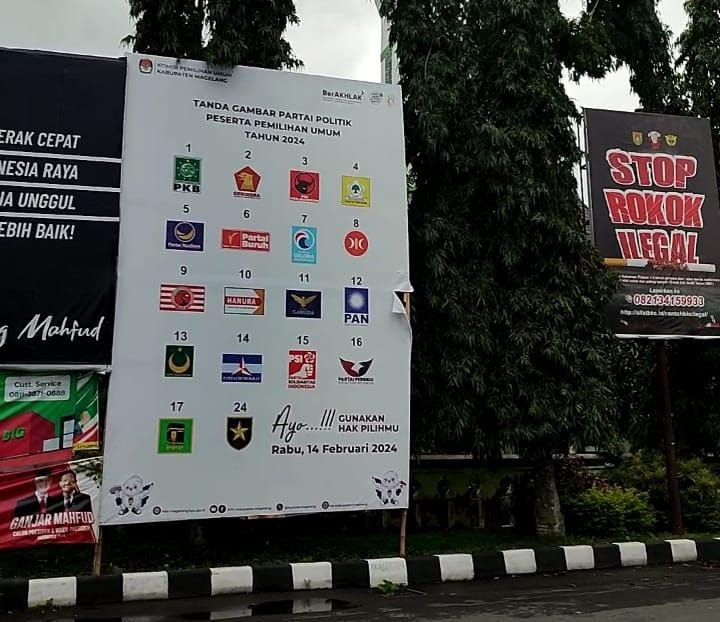 Logo Partai Terpasang Tak Sempurna, PKS Kabupaten Magelang Merasa Dirugikan
