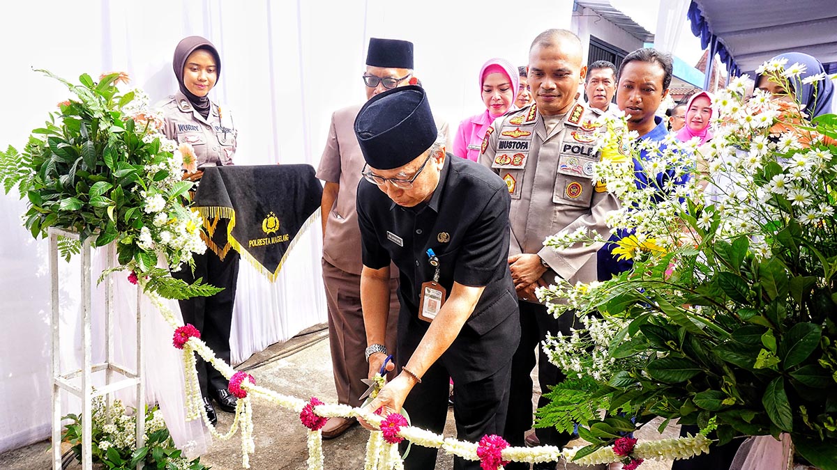 Sekda Kabupaten Magelang Resmikan Gedung Traffic Management Center Polresta Magelang