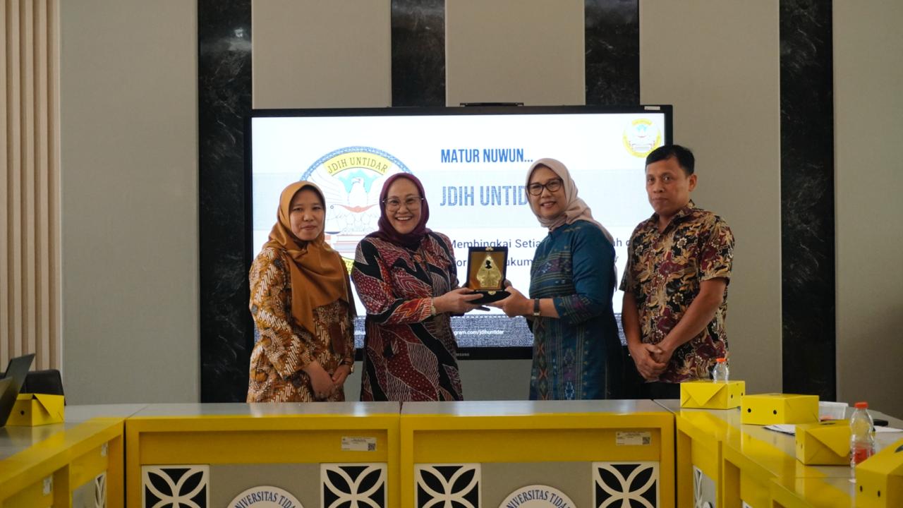 Tingkatkan Sinergi dan Kualitas Pengelolaan Hukum, JDIH Unsoed Kunjungi Untidar