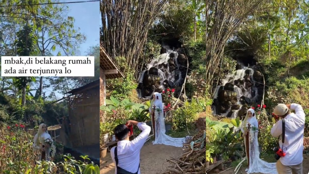 Viral Video Rumah di Desa Punya Air Terjun Pribadi di Temanggung Buat Lokasi Foto Pernikahan