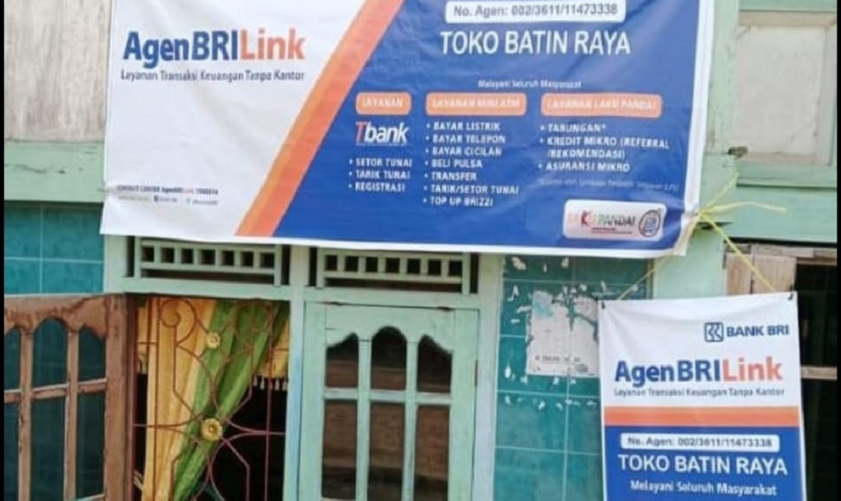 Bantu Pencairan dan PKH, Brilink Bating Raya Talang Pangeran Layani Pencairan Jemput Bola