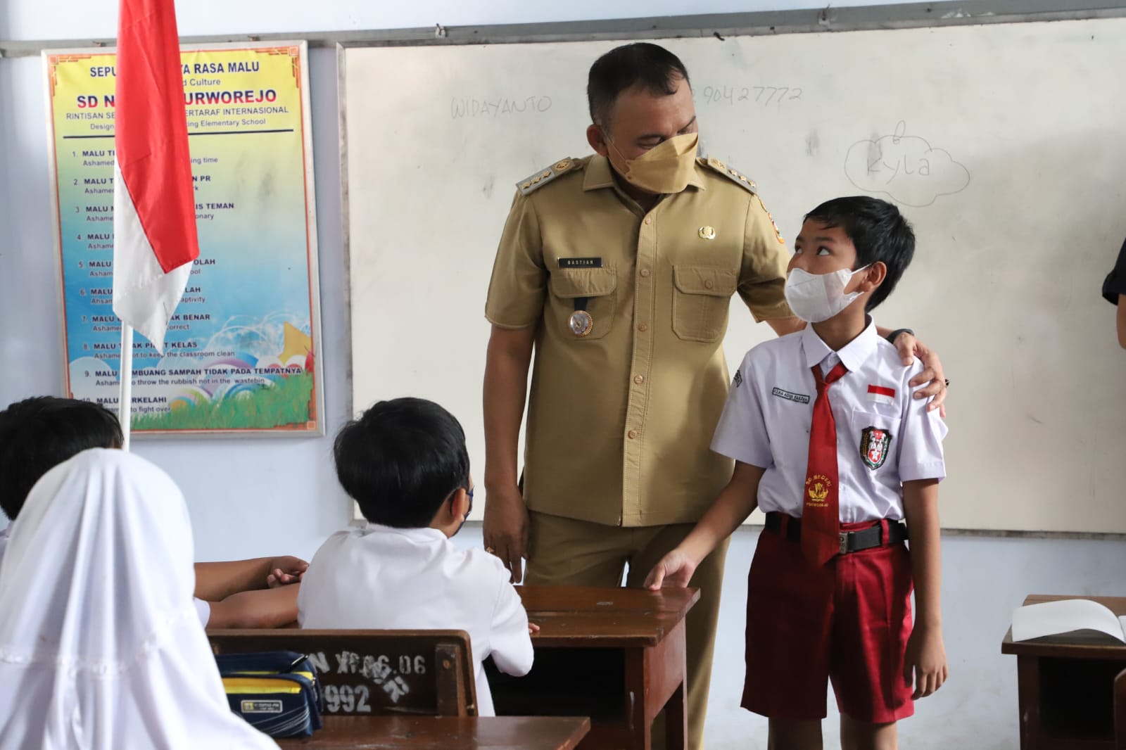 Masuk Sekolah Perdana, Bupati Purworejo Gelar Sidak 