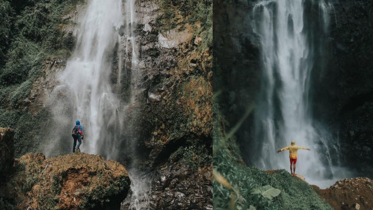 Curug Surodipo Temanggung Jadi Destinasi Akhir Tahun Diatas Perbukitan yang tawarkan Pesona 6 Gunung Sekaligus