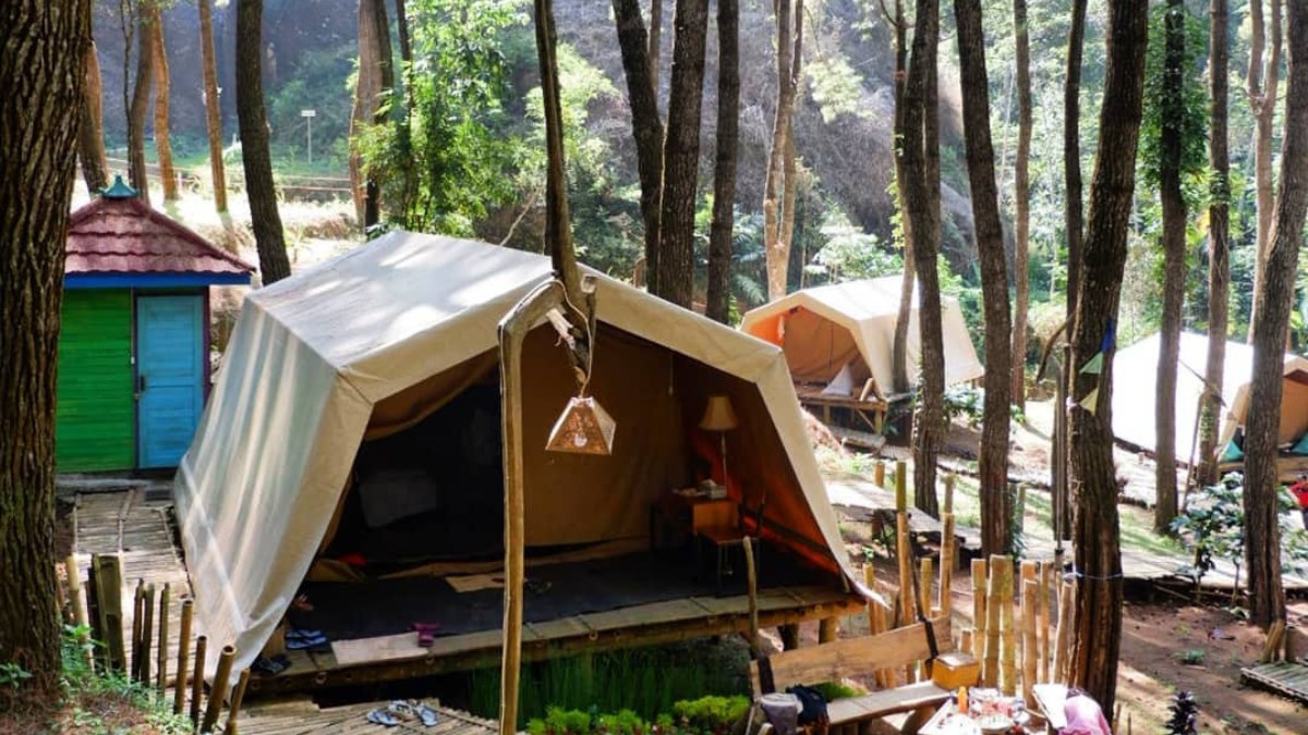 Glamping Deloano Purworejo, Sensasi Menyatu dengan Alam Camping Termurah Mulai dari Rp200 Ribu Per Orang