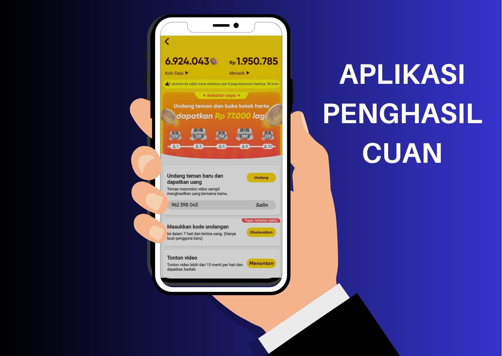 Dapatkan Cuan dengan Mudah, Nggak Pake Ribet, Cuma dengan Aplikasi Ini!