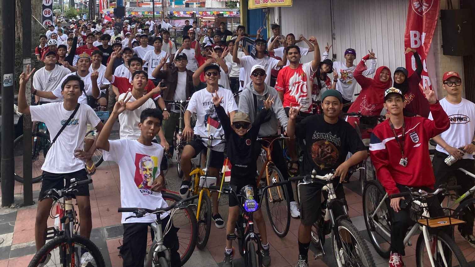 Ratusan Gen Z Ikuti IndependenceRide, Sambut HUT Ke-80 RI