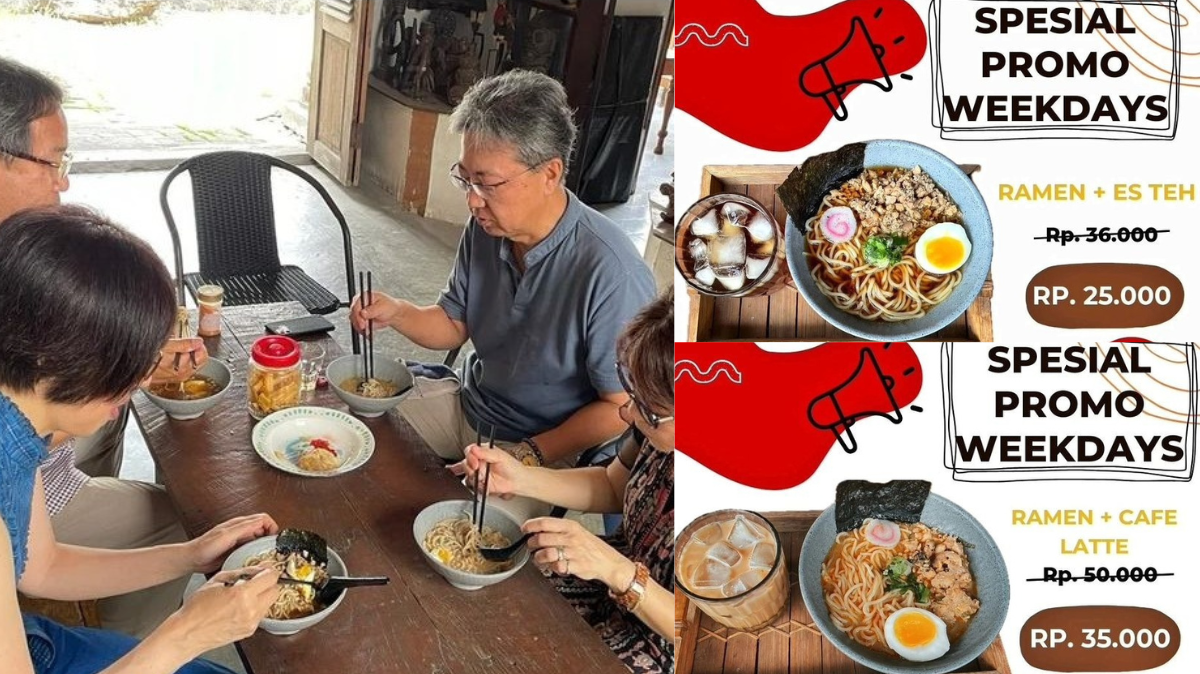 Kedai Kopi Lima Gunung Magelang, Mencoba Sensasi Makan Ramen Buatan Chef Asli Jepang, Yuk Intip Promonya