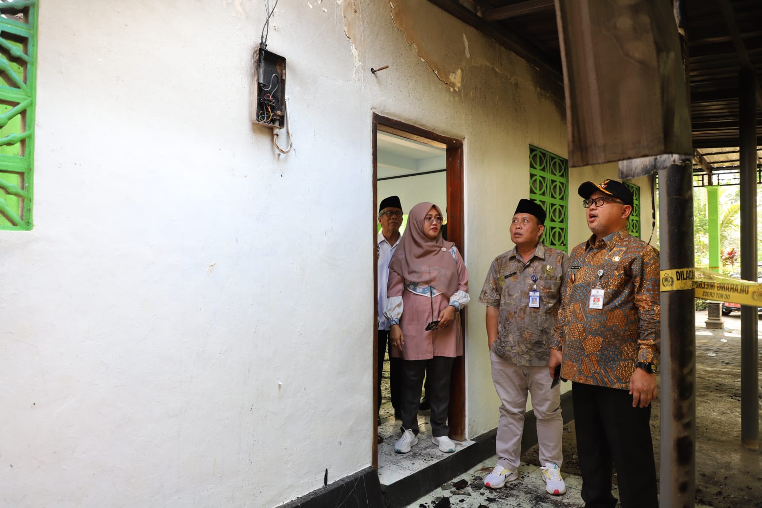 Kebakaran Masjid Nurul Hidayah Jadi Perhatian Pjs Bupati Purworejo