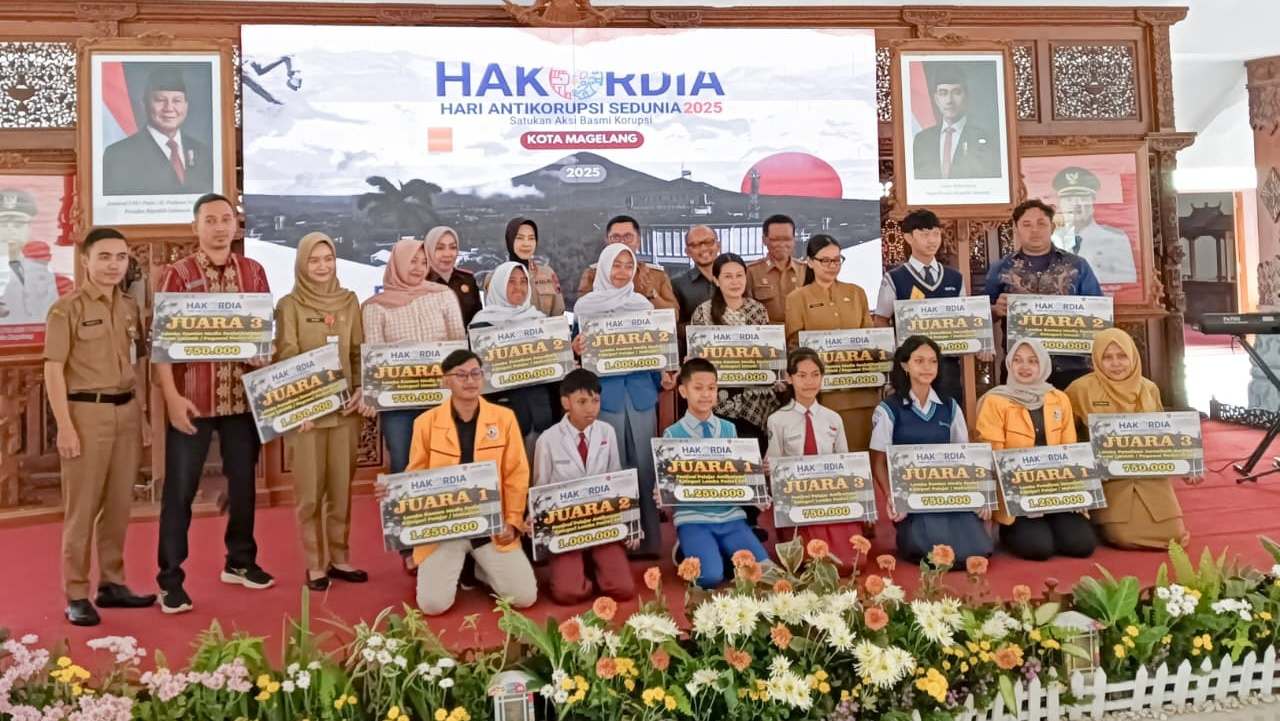 Gerakan Antikorupsi di Kota Magelang Inklusif, Pelajar, ASN, Warga, dan Media Massa Turut Dilibatkan