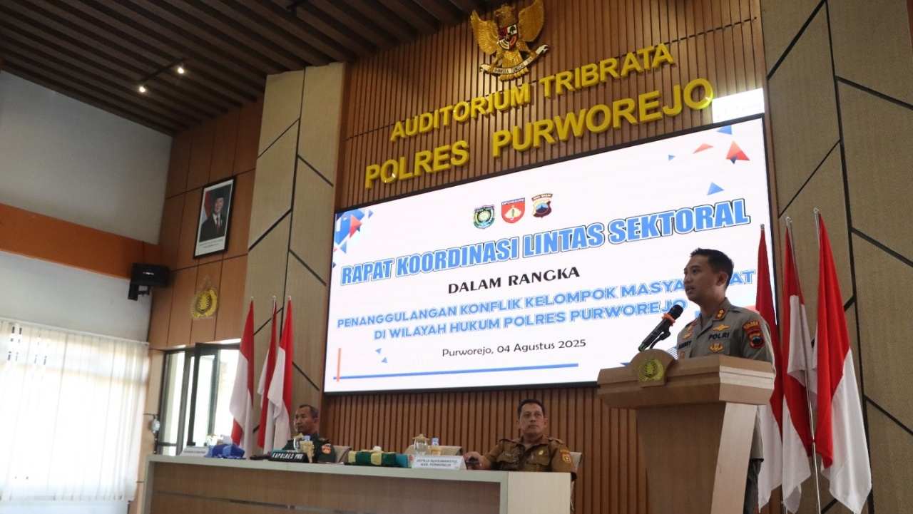 Cegah Konflik Sosial, Polres Purworejo Gandeng Lintas Sektor dengan Pendekatan Humanis