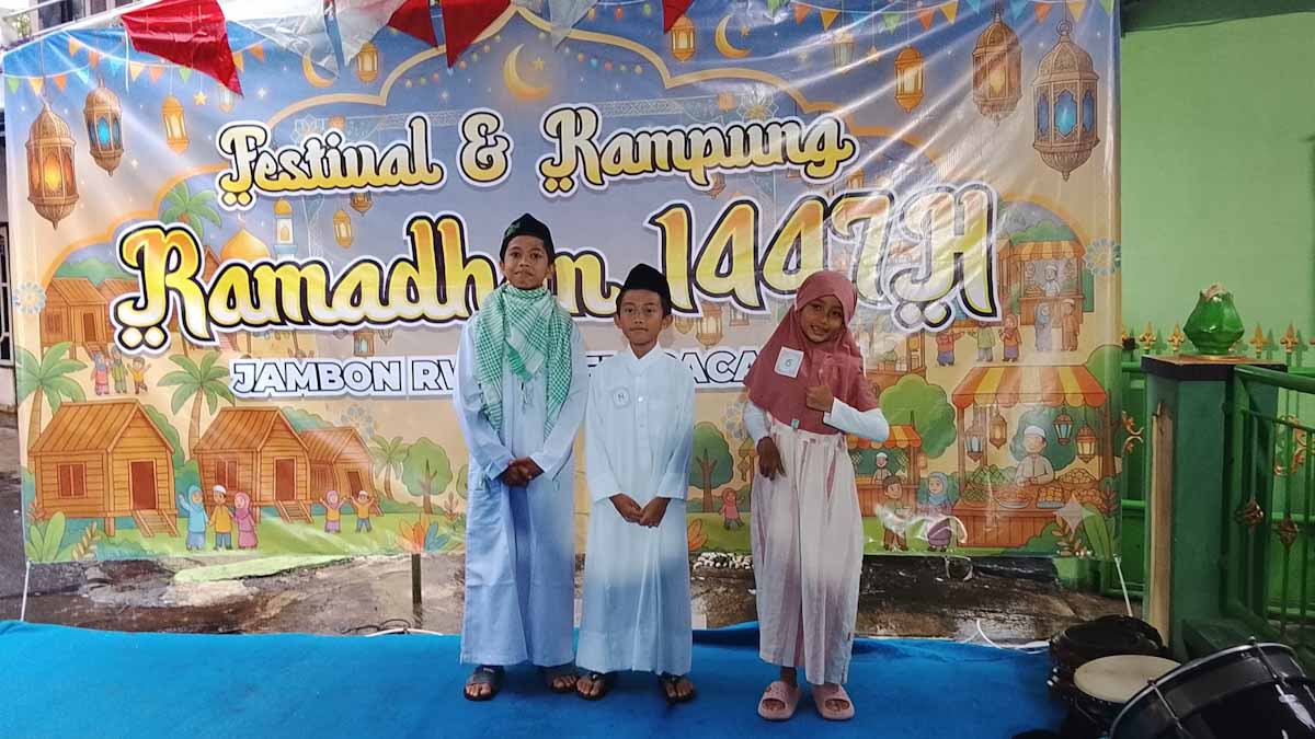 Kontes Pildacil Warnai Semarak Ramadan RW 6 Cacaban Kota Magelang