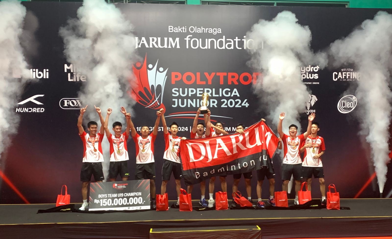 Terlalu Tangguh! PB Djarum Sapu Bersih 4 Piala Polytron Superliga Junior 2024