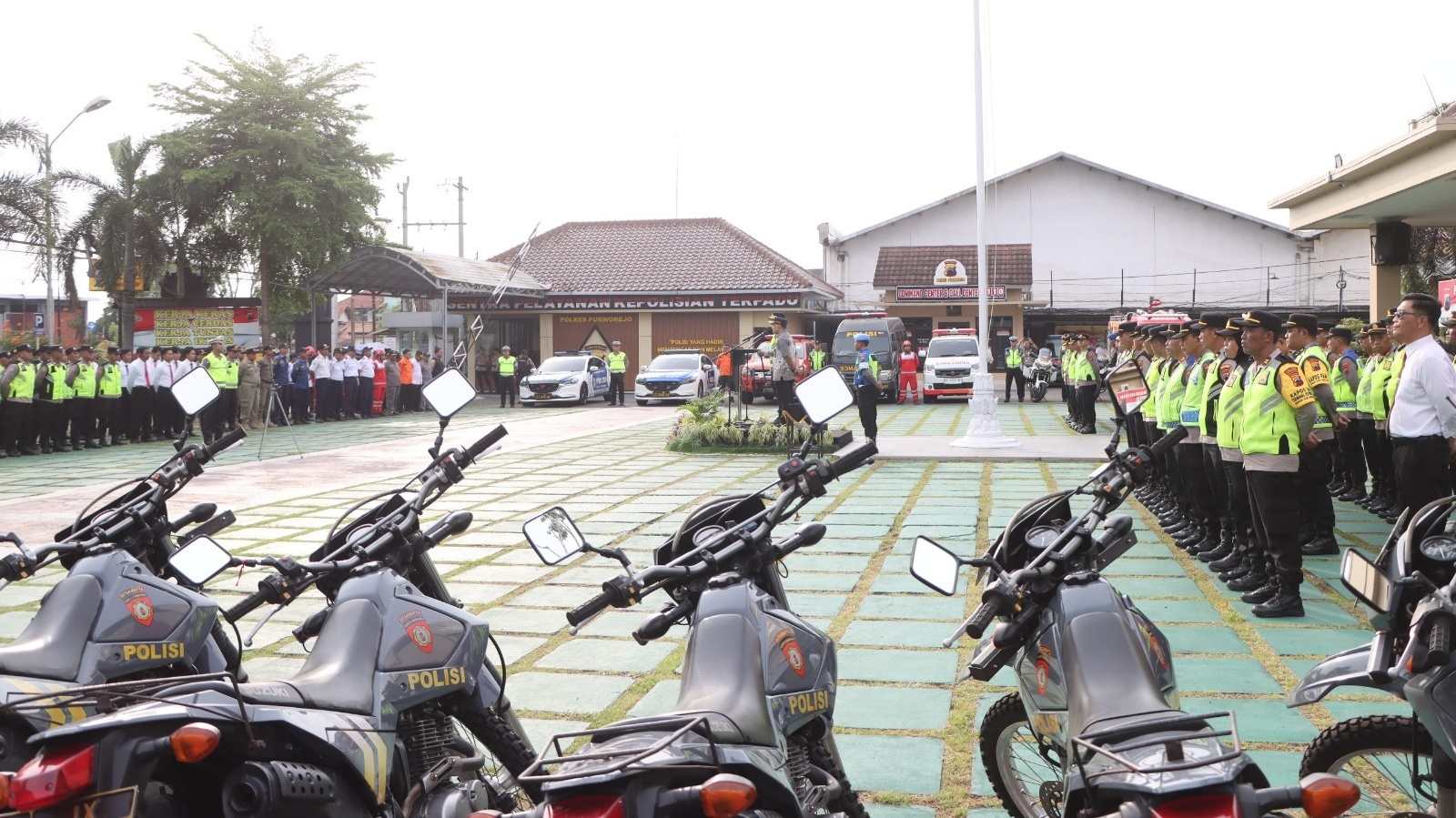 Polres Purworejo Kerahkan 558 Personel Amankan Perayaan Natal dan Tahun Baru 2026