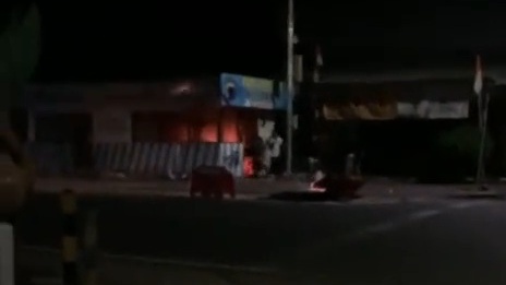 Pos Lantas Kutoarjo Dibakar Massa, Polisi Amankan Lokasi