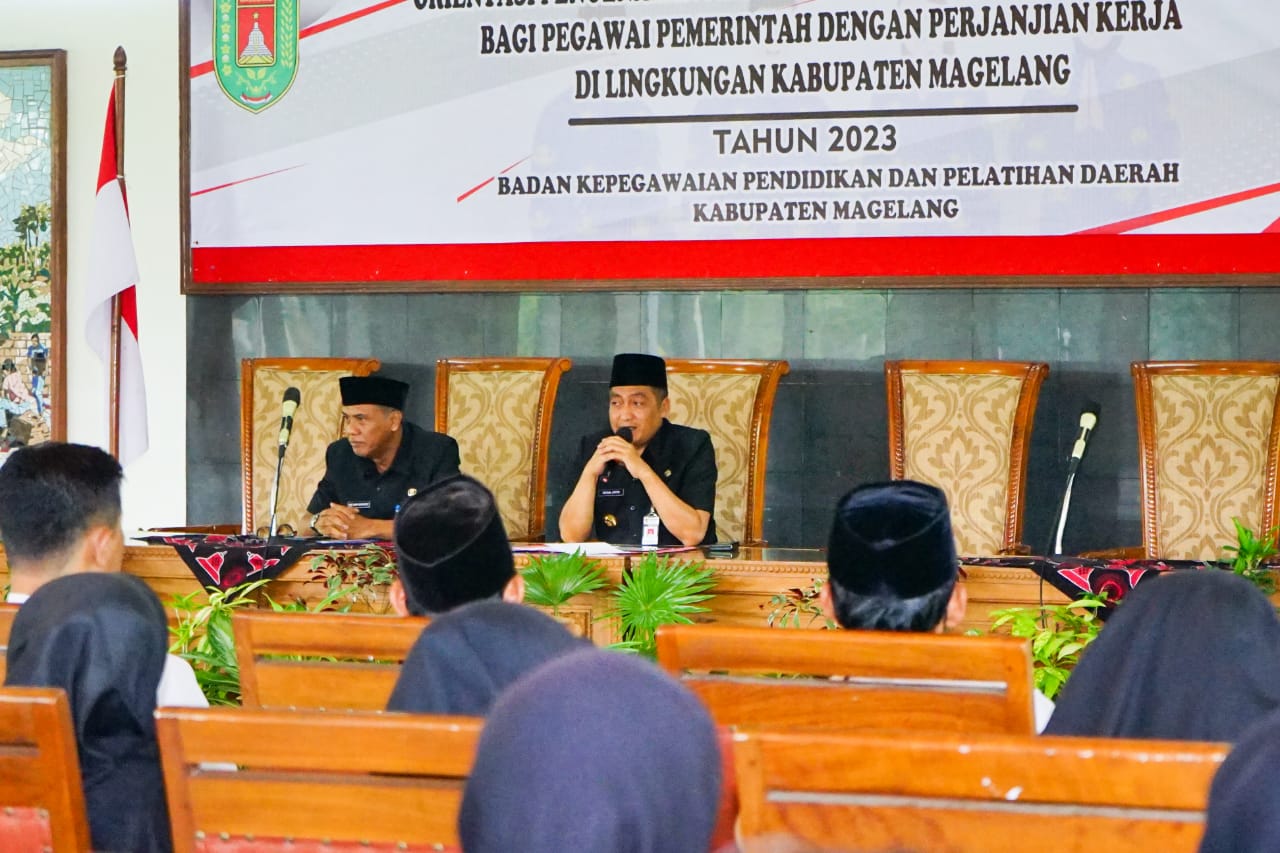 Pengarahan Orientasi PPPK, Ini Pesan Bupati Magelang