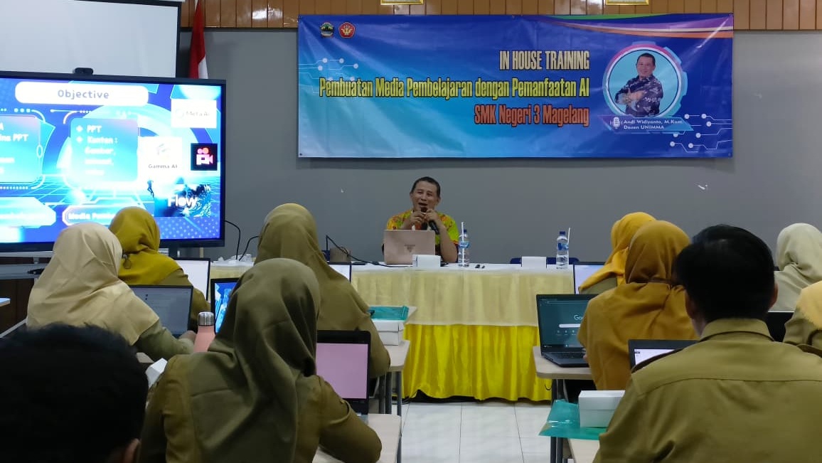 SMK Negeri 3 Magelang Gelar Pelatihan AI untuk Tingkatkan Kompetensi Guru